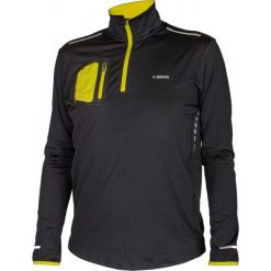 Bluzy męskie: Brugi Bluza męska 4HJH NFY czarno-żółta r. L