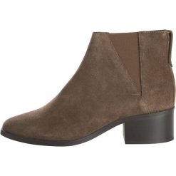 Botki damskie: Pieces PSDRINA SUEDE BOOT Ankle boot taupe gray