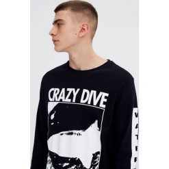 T-shirty męskie z nadrukiem: Koszulka z długim rękawem i z nadrukiem