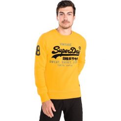 SuperDry Bluza Żółty. Żółte bluzy męskie Superdry, xxl, z nadrukiem, z bawełny, bez kołnierzyka, bez rękawów, bez kaptura. Za 312,95 zł.