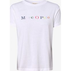 Marc O'Polo - T-shirt damski, biały. Białe t-shirty damskie Marc O'Polo, xl, z nadrukiem, polo. Za 179,95 zł.