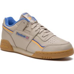 Buty Reebok - Workout Plus Mu DV4298 Light Sand/Cobalt/Gold. Brązowe buty sportowe męskie marki Reebok, ze skóry, bez zapięcia, reebok workout. Za 399,00 zł.