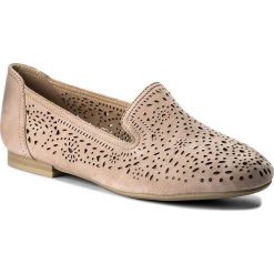 Lordsy CAPRICE - 9-24501-20 Rose Nubuck 509. Różowe mokasyny damskie Caprice, na co dzień, bez wzorów, ze skóry, bez obcasa, na płaskiej podeszwie, bez zapięcia. W wyprzedaży za 169,00 zł.