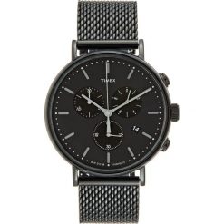 Timex THE FAIRFIELD Zegarek chronograficzny black/black. Szare, analogowe zegarki męskie marki Fossil. Za 549,00 zł.