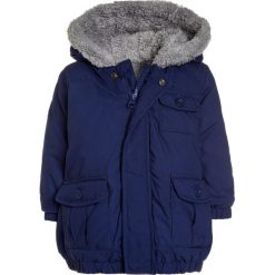 Benetton BABY Płaszcz zimowy blue. Niebieskie kurtki chłopięce marki Benetton, na zimę, z bawełny. Za 179,00 zł.