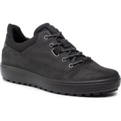 Półbuty ECCO - Soft 7 Tred M 45025451052 Black/Black. Czarne półbuty męskie ecco, ze skóry. W wyprzedaży za 479,00 zł.