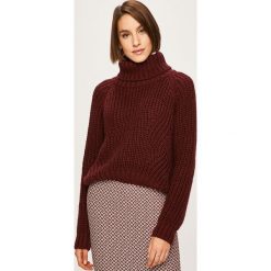 Answear - Sweter. Różowe swetry damskie ANSWEAR, s, bez wzorów, z wełny, bez rękawów, bez kaptura. W wyprzedaży za 89,90 zł.