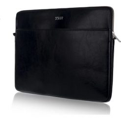 Skórzany pokrowiec na laptopa 15 cali Solier SA24A Czarny. Czarne plecaki damskie Tagless, bez wzorów, ze skóry, eleganckie. Za 143,43 zł.