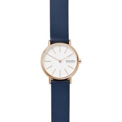 ZEGAREK SKAGEN Signatur SKW2838. Różowe zegarki damskie Skagen, złote. Za 349,00 zł.