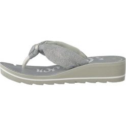 S.Oliver Japonki Damskie 38 Szary. Szare crocsy damskie marki S.Oliver, z materiału, na wysokim obcasie. W wyprzedaży za 116,00 zł.