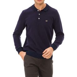 Sweter w kolorze ciemnoniebieskim. Niebieskie swetry męskie GALVANNI, m, bez wzorów, polo, bez kaptura. W wyprzedaży za 114,95 zł.