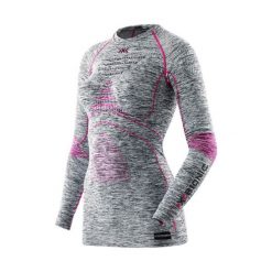 Koszulka X-Bionic Energy Accumulator EVO Melange LS W Szara. Szare koszulki damskie termoaktywne X BIONIC, bez wzorów. Za 399,99 zł.
