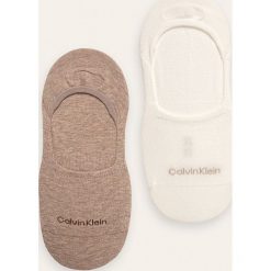Calvin Klein - Stopki (2-pack). Różowe skarpetki damskie Calvin Klein, bez wzorów, z elastanu. Za 59,90 zł.