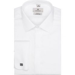 Koszula wincass 2555 na spinki slim fit biały. Białe koszule męskie marki Recman, m, bez wzorów, bez kołnierzyka, bez rękawów. Za 179,00 zł.