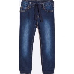 Endo - Jeansy dziecięce 98-152 cm. Niebieskie jeansy dziewczęce Endo, bez wzorów, z elastanu. W wyprzedaży za 89,90 zł.
