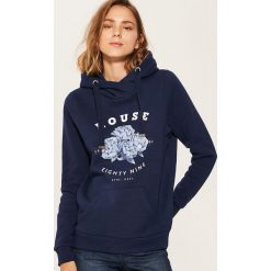Bluza z kapturem - Granatowy. Niebieskie bluzy rozpinane damskie House, l, z kapturem. Za 79,99 zł.