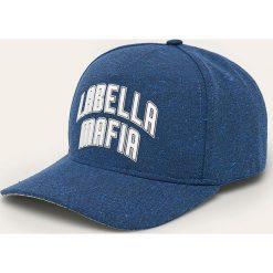 LaBellaMafia - Czapka. Niebieskie czapki damskie LABELLAMAFIA, bez wzorów, z bawełny. Za 149,90 zł.
