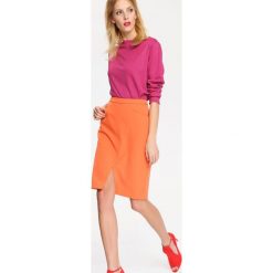 Bluzy damskie: BLUZA NIEROZPINANA DAMSKA GŁADKA, KOLOROWA