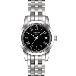 RABAT ZEGAREK TISSOT T-CLASSIC T033.210.11.053.00. Czarne zegarki damskie marki TISSOT, ze stali. W wyprzedaży za 739,20 zł.
