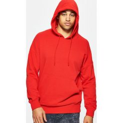 Bluzy męskie: Bluza z kapturem basic - Czerwony