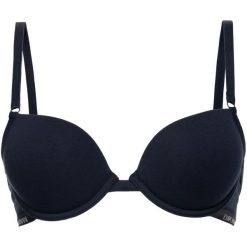 Biustonosz push-up Emporio Armani Underwear 162394 CC317 00135. Niebieskie biustonosze Emporio Armani Underwear, bez wzorów, z elastanu. W wyprzedaży za 139,00 zł.