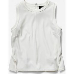 Levi's - Koszula. Niebieskie bluzki damskie G-Star RAW, s, w paski, z bawełny, klasyczne, z okrągłym kołnierzem, z krótkim rękawem. W wyprzedaży za 149,90 zł.