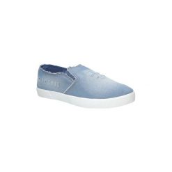 Trampki i tenisówki damskie: Tenisówki Mckey Niebieskie trampki slip on jeans DTN247/17LJ