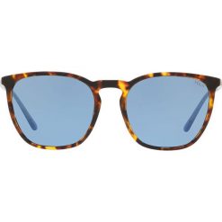 Polo Ralph Lauren - Okulary 0PH4141. Niebieskie okulary przeciwsłoneczne męskie marki Polo Ralph Lauren, z materiału. W wyprzedaży za 499,90 zł.