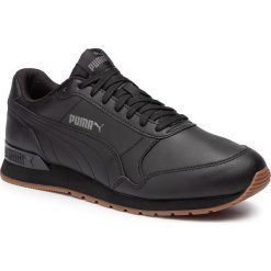 Sportowe PUMA RUNNER V2 FULL L BLACK 36527708. Czarne buty sportowe męskie Puma, ze skóry, bez zapięcia. Za 249,99 zł.