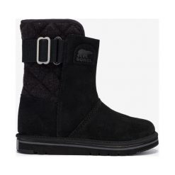 Sorel Newbie™ Śniegowce Czarny. Czarne śniegowce damskie Sorel, na zimę, ze skóry, bez zapięcia. Za 447,95 zł.