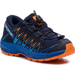 Buty SALOMON - Xa Pro 3D J 406387 09 W0 Medieval Blue/Mazarine Blue Wil/Tangelo. Niebieskie półbuty dziewczęce Salomon, na sznurówki. Za 279,00 zł.