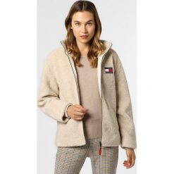 Tommy Jeans - Kurtka damska – Tjw Sherpa, beżowy. Brązowe kurtki damskie Tommy Jeans, m, z aplikacjami, z jeansu, krótkie, bez kaptura. Za 899,95 zł.