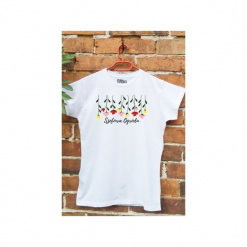T-shirt Szefowa Ogrodu L. Białe t-shirty damskie Funfara, l, z bawełny. Za 89,00 zł.
