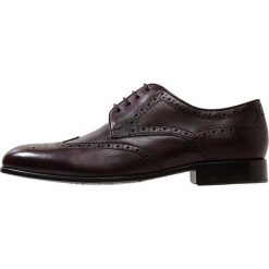 Prime Shoes Eleganckie buty caffe. Brązowe buty wizytowe męskie Prime Shoes, z materiału, na sznurówki. Za 799,00 zł.
