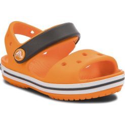 Sandały dziewczęce: Sandały CROCS – Crocband Sandal Kids 12856 Blazing Orange/Slate Grey