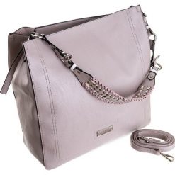 Femestage® – lekka klasyczna torebka shopper na ramię pasek. Torby damskie na zakupy FemeStage, w paski, ze skóry, klasyczne, na ramię, bez dodatków. Za 174,90 zł.