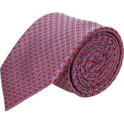 Krawaty męskie: krawat platinum czerwony classic 220
