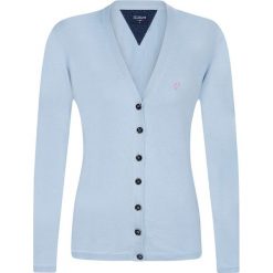 Kardigan w kolorze jasnoniebieskim. Niebieskie kardigany damskie marki Denim Culture, l. W wyprzedaży za 139,95 zł.