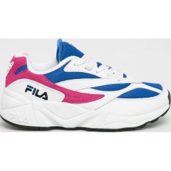 Fila - Buty Venom. Białe buty sportowe damskie Fila, ze skóry, sportowe. W wyprzedaży za 269,90 zł.