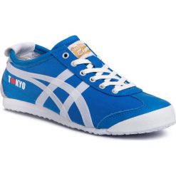 Sneakersy ONITSUKA TIGER - Mexico 66 1183A730 Directoire Blue/White 401. Niebieskie półbuty damskie Onitsuka Tiger, na co dzień, bez wzorów, ze skóry, bez obcasa, na płaskiej podeszwie, bez zapięcia. W wyprzedaży za 299,00 zł.