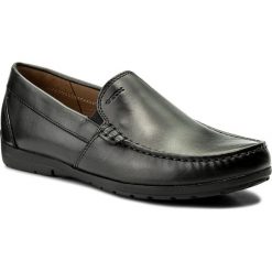 Mokasyny GEOX - U Siron W C U34R1C 00043 C9999 Black. Czarne mokasyny męskie Geox, ze skóry, eleganckie. Za 479,00 zł.