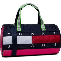 Torba TOMMY JEANS - Tjw Heritage Duffle AW0AW07647 0G0. Czarne torby męskie skórzane z jeansu. Za 649,00 zł.