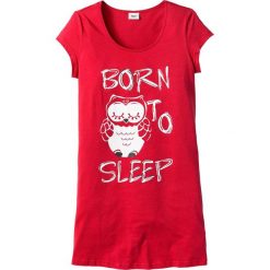 Koszula nocna bonprix truskawkowy - sowa. Czerwone koszule nocne damskie bonprix. Za 29,99 zł.