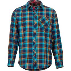 Koszula funkcyjna "Anderson Lightweight Flannel" w kolorze niebieskim ze wzorem. Niebieskie koszule męskie Marmot, xl, w kratkę, z materiału, z klasycznym kołnierzykiem, bez rękawów. W wyprzedaży za 154,95 zł.