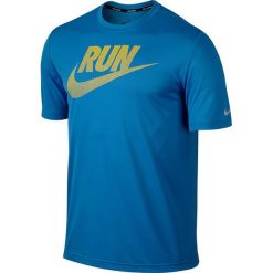 Nike Koszulka męska DF Graphic Challenger niebieska r. L (743875 435). Niebieskie koszulki sportowe męskie Nike, l. Za 80,82 zł.