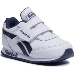 Buty Reebok - Royal Cljog 2 Kc FW9006 White/White/Conavy. Białe półbuty dziewczęce Reebok, na rzepy. Za 129,00 zł.