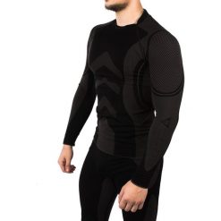 Topy sportowe damskie: Webster Function Koszulka unisex LS11200 czarno-szara r. XXL