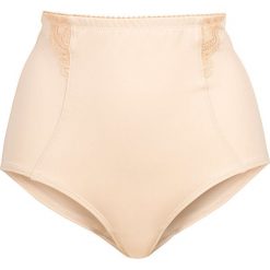 Figi wyszczuplające "panty" Level 3 bonprix cielisty. Brązowe majtki damskie wyszczuplające bonprix, bez wzorów, z koronki. Za 54,99 zł.