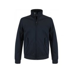 Geox Kurtka Męska 52 Ciemny Niebieski. Niebieskie płaszcze męskie Geox, m, bez wzorów, z bawełny, eleganckie, bez kaptura. W wyprzedaży za 379,00 zł.