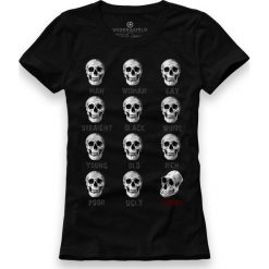 T-shirt damski UNDERWORLD Hater. Czarne koszulki damskie Underworld, m, bez wzorów, z bawełny, bez kołnierzyka, bez rękawów. Za 69,99 zł.